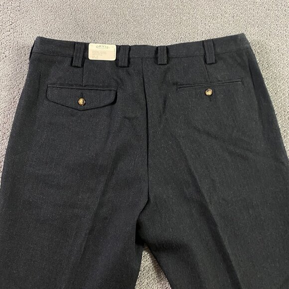 NWT Orvis Washable Wool Twill Pants Men's Size 40 Cotton Charcoal - Picture 4 of 12